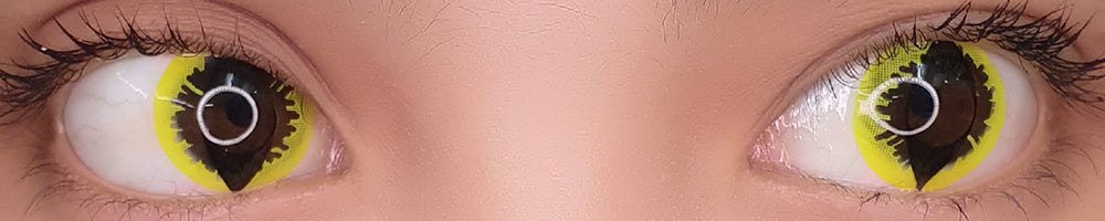 Sweety Crazy Yellow Dragon II (1 lens/pack)-Crazy Contacts-UNIQSO