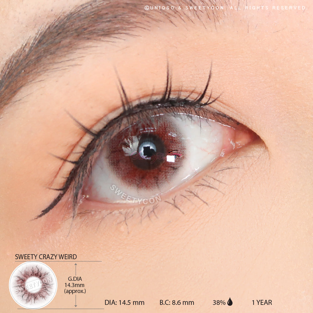 Sweety Crazy Weird (1 lens/pack)-Crazy Contacts-UNIQSO EU