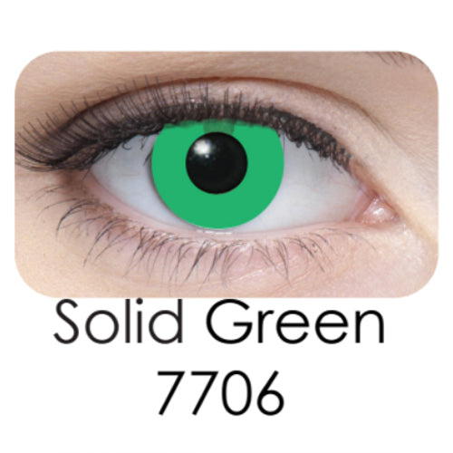 Coscon Crazy with Power - Solid Green (1 lens/pack)-Crazy Contacts-UNIQSO EU