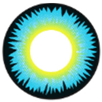 Kazzue Crazy Blue Werewolf (1 lens/pack)-Crazy Contacts-UNIQSO