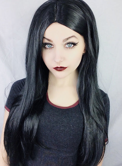 Cosplay Wig - Medium Black wig-Cosplay Wig-UNIQSO