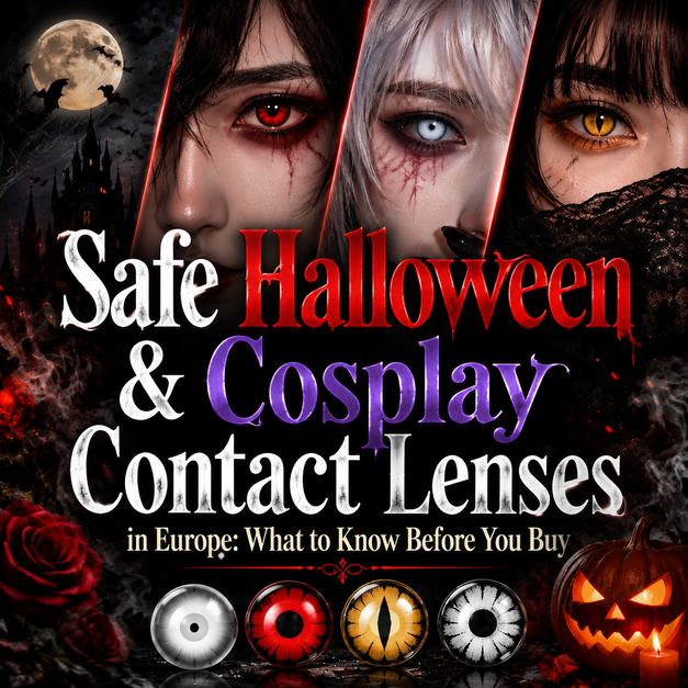 Safe Halloween & Cosplay Contact Lenses in Europe: What to Know Before You Buy
