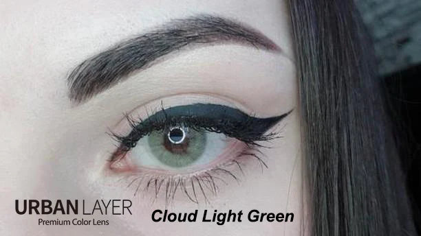 Urban Layer Cloud Light Green (1 lens/pack)-Colored Contacts-UNIQSO EU