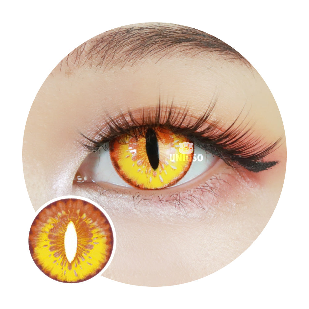 Sweety Crazy Mystery Orb Orange (1 lens/pack)-Crazy Contacts-UNIQSO