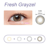 1-Day Acuvue Define Fresh Grayzel (30 lenses/pack)-Colored Contacts-UNIQSO EU