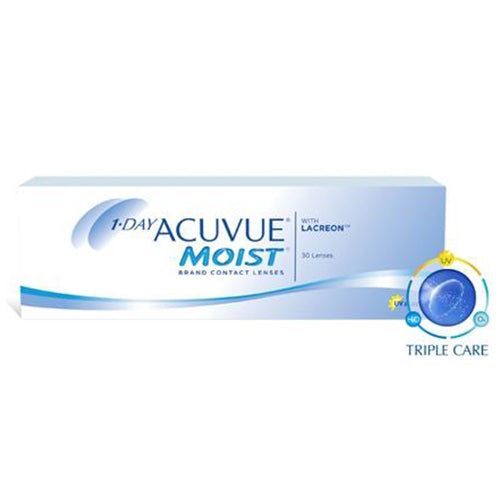 1-Day Acuvue Moist (30 lenses/pack)-Clear Contacts-UNIQSO EU