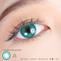 1 Day Sweety Fruit Juice Green (2 or 10 lenses/pack)-Colored Contacts-UNIQSO EU
