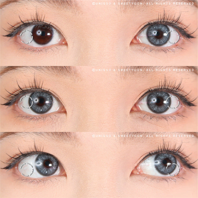 1 Day Sweety Fruit Juice Grey (2 or 10 lenses/pack)-Colored Contacts-UNIQSO EU