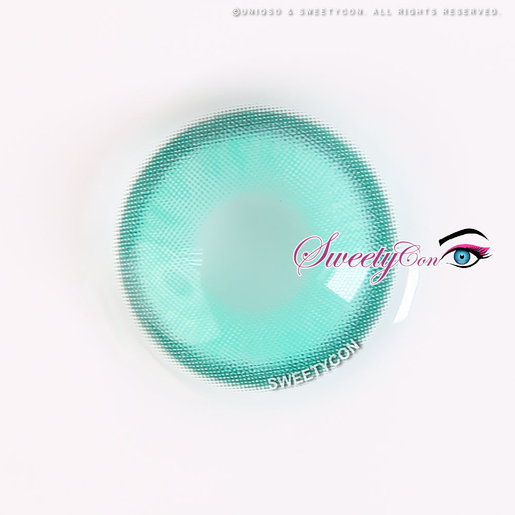 1 Day Sweety Star Tears Cyan Green (2 or 10 lenses/pack)-Colored Contacts-UNIQSO EU