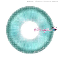 1 Day Sweety Star Tears Cyan Green (2 or 10 lenses/pack)-Colored Contacts-UNIQSO EU