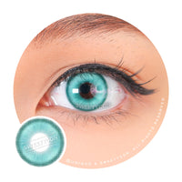 1 Day Sweety Star Tears Cyan Green (2 or 10 lenses/pack)-Colored Contacts-UNIQSO EU