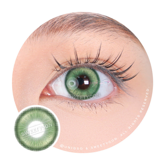 1 Day Sweety Star Tears Green (2 or 10 lenses/pack)-Colored Contacts-UNIQSO EU