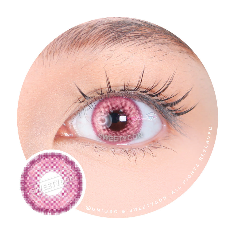 1 Day Sweety Star Tears Pink (2 or 10 lenses/pack)-Colored Contacts-UNIQSO EU