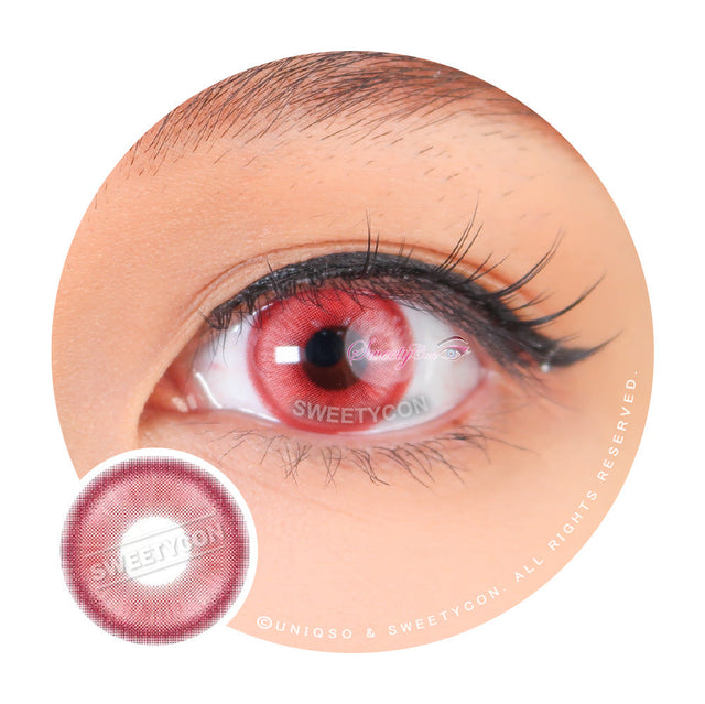 1 Day Sweety Star Tears Red (2 or 10 lenses/pack)-Colored Contacts-UNIQSO EU
