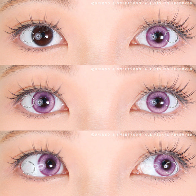 1 Day Sweety Star Tears Violet (2 or 10 lenses/pack)-Colored Contacts-UNIQSO EU