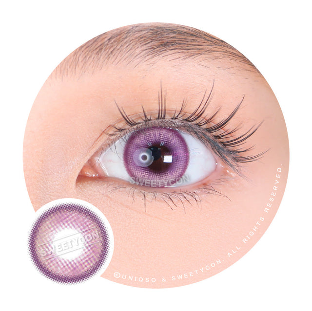 1 Day Sweety Star Tears Violet (2 or 10 lenses/pack)-Colored Contacts-UNIQSO EU