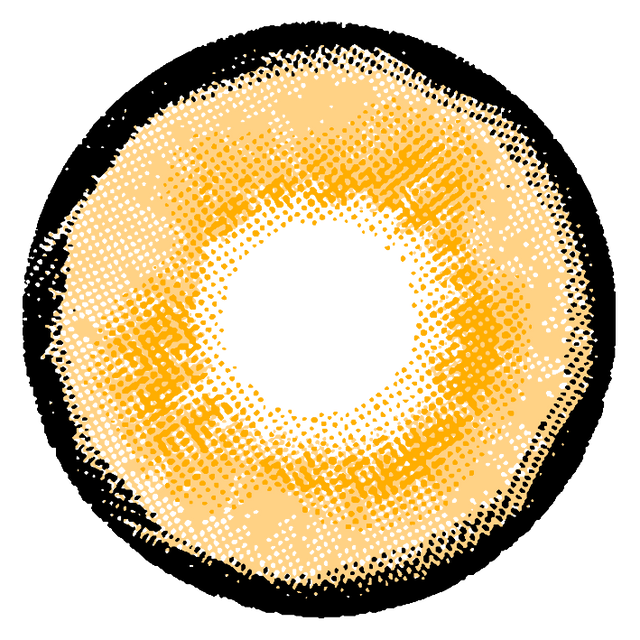 Sweety Mini Sclera Aquaman Yellow (1 lens/pack)-Mini Sclera Contacts-UNIQSO