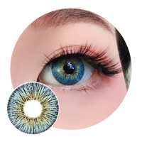 Sweety Retro Blue (1 lens/pack)-Colored Contacts-UNIQSO