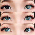 Sweety Retro Blue (1 lens/pack)-Colored Contacts-UNIQSO