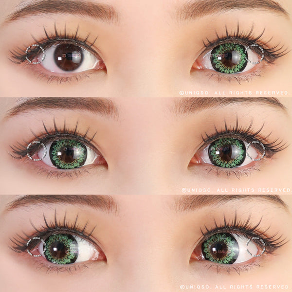 Kawayii S-Max Green (1 lens/pack)-Colored Contacts-UNIQSO