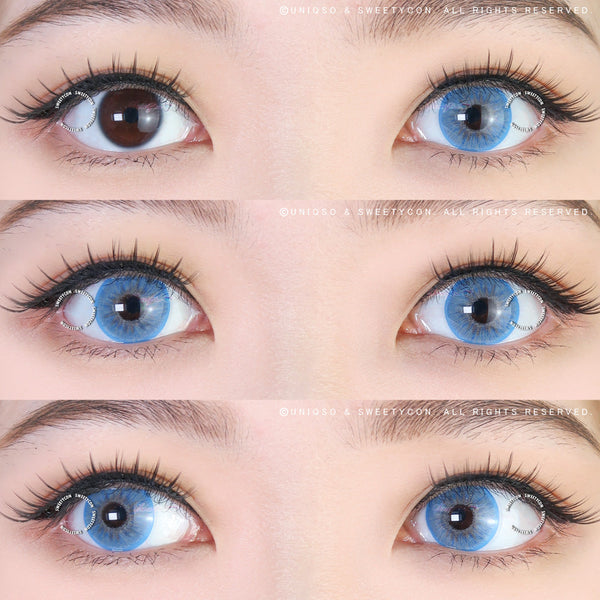 Sweety Icy 2 Blue (1 lens/pack)-Colored Contacts-UNIQSO