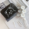 Cute Chubby Bear Lens Case Set (3 Pairs)-Lens Case-UNIQSO