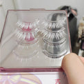 Cosplay Lower and Upper White Eyelash Set-Fake Eyelash-UNIQSO