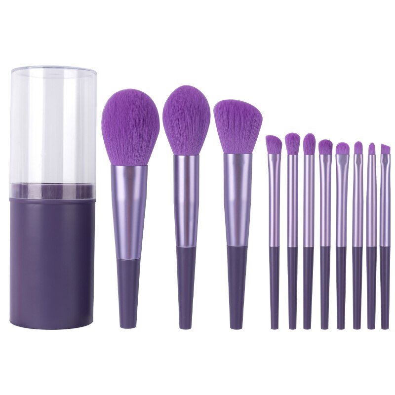 11pcs Long Tube Makeup Brushes Set-Makeup Brushes-UNIQSO EU