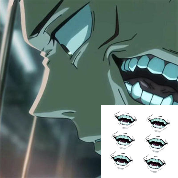 Jujutsu Kaisen Tattoo Sticker For Itadori Yuji & Sukuna-Cosplay Accessories-UNIQSO