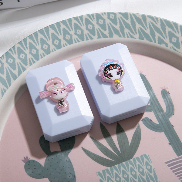 Chinese Opera Girl & Boy Lens Case-Lens Case-UNIQSO