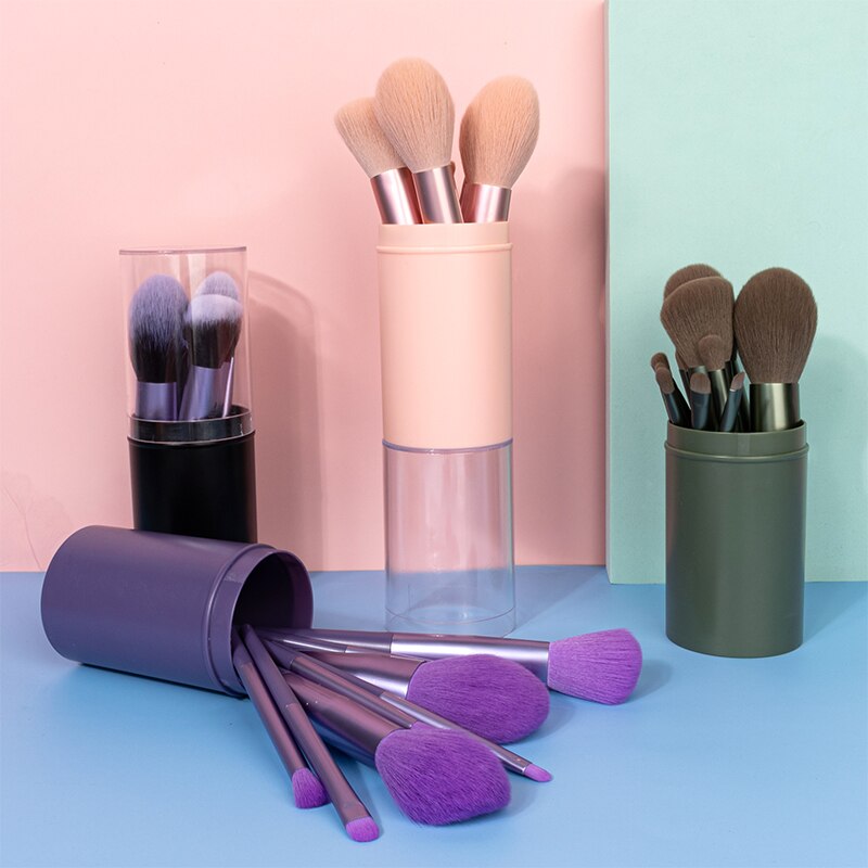 11pcs Long Tube Makeup Brushes Set-Makeup Brushes-UNIQSO EU