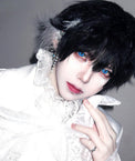 LumiDukki Feline Gleam Blue (2 lenses/pack)-Colored Contacts-UNIQSO