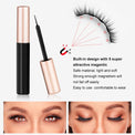 Natural Long Faux Mink Magnetic Eyelashes With Eyeliner-Magnetic Eyelash-UNIQSO