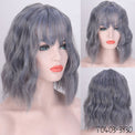 Pink Palette Short Curly Euro-American Hair Wig-Daily Wig-UNIQSO