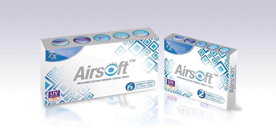 Airsoft Silicone Hydrogel Clear Lens-Clear Contacts-UNIQSO EU