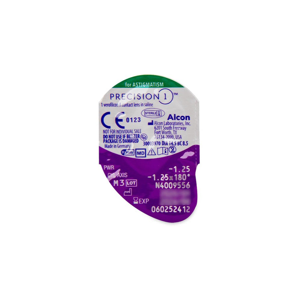 Alcon PRECISION1® for Astigmatism (30 lenses/pack)-Clear Contacts-UNIQSO EU