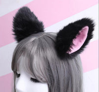 Anime Cosplay Ears Faux Fur Clip-on-Cosplay Accessories-UNIQSO EU