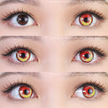 Anime Fire by KleinerPixel (1 lens/pack)-Colored Contacts-UNIQSO EU