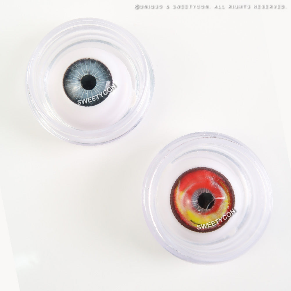 Anime Fire by KleinerPixel (1 lens/pack)-Colored Contacts-UNIQSO EU