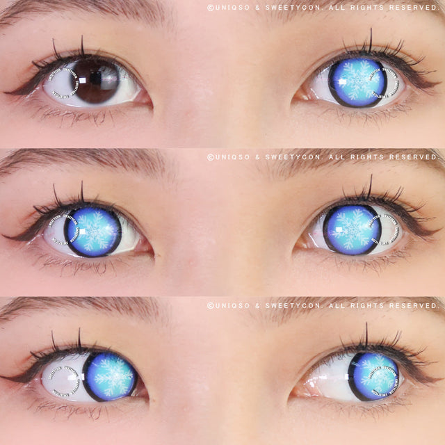Anime Winter Queen by KleinerPixel (1 lens/pack)-Colored Contacts-UNIQSO EU