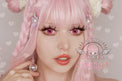 Anime Yandere Pink by KleinerPixel (1 lens/pack)-Colored Contacts-UNIQSO