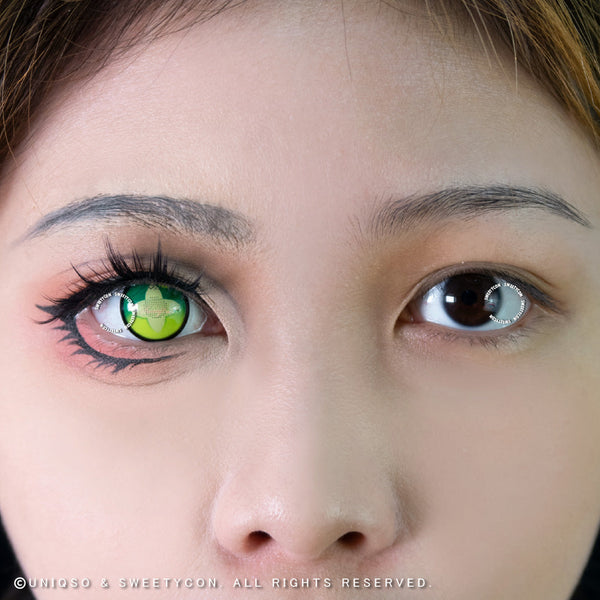 Sweety Clover Green (1 lens/pack)-Colored Contacts-UNIQSO