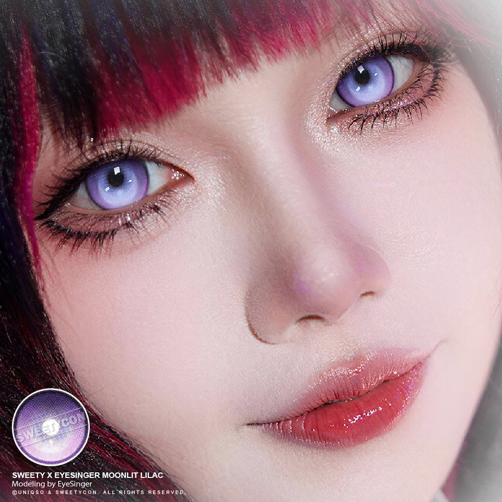 Sweety x Eyesinger Moonlit Lilac (2 lenses/pack)-Colored Contacts-UNIQSO EU