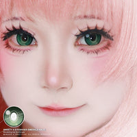 Sweety x Eyesinger Emerald Halo (2 lenses/pack)-Colored Contacts-UNIQSO EU