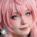 Sweety x Eyesinger Aqua Gemstone (2 lenses/pack)-Colored Contacts-UNIQSO EU