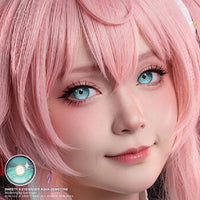 Sweety x Eyesinger Aqua Gemstone (2 lenses/pack)-Colored Contacts-UNIQSO EU