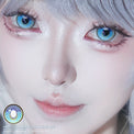 Sweety x Eyesinger Crystal Diamond Aqua (2 lenses/pack)-Colored Contacts-UNIQSO EU