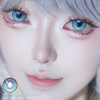Sweety x Eyesinger Crystal Diamond Aqua (2 lenses/pack)-Colored Contacts-UNIQSO EU