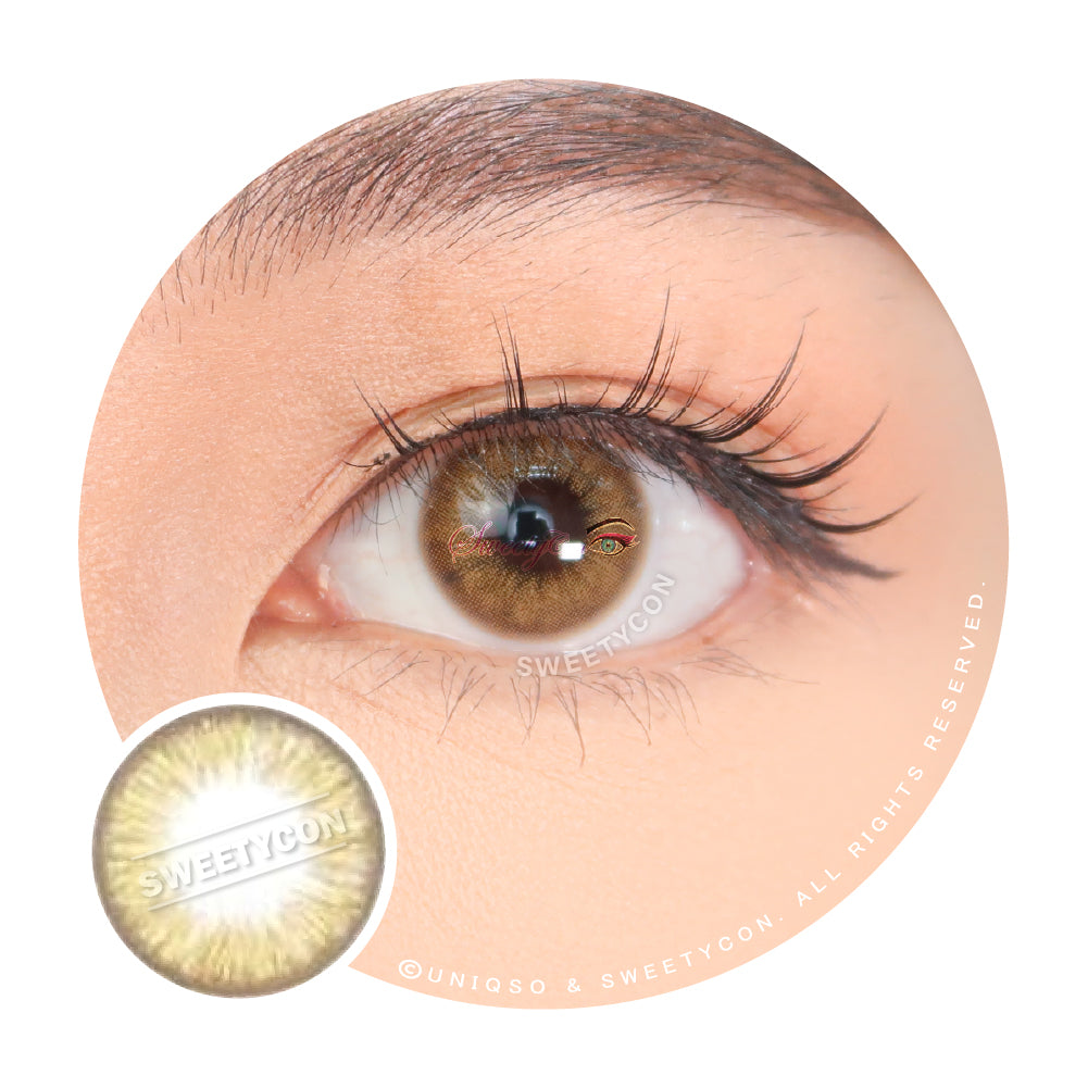 Sweety Super Natural Hazelnut (1 lens/pack)-Colored Contacts-UNIQSO