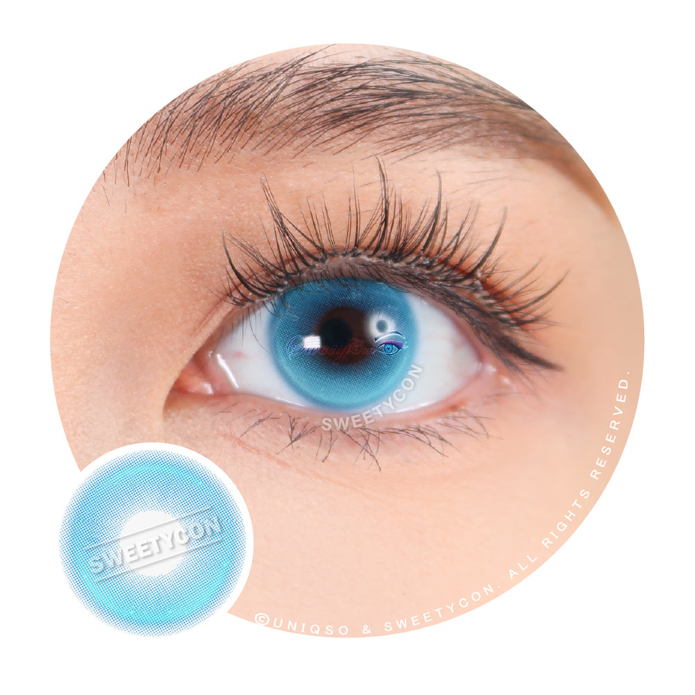 Sweety Monaco Blue (1 lens/pack)-Colored Contacts-UNIQSO EU